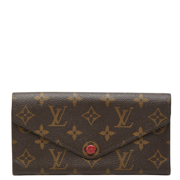 LV Monogram Portefeuille Josephine M60139 Marron Rouge occasion certifié Avaia