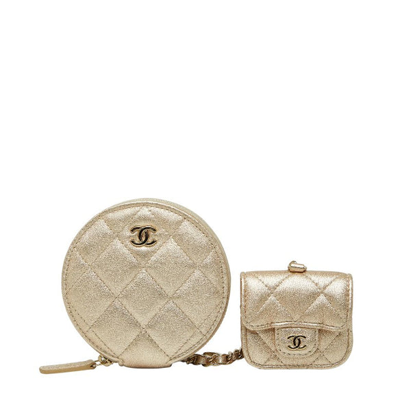 Étui AirPods Chanel Coco Mark Matelassé occasion état parfait – certifié authentique Avaia