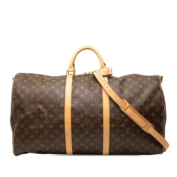 Sac Louis Vuitton Keepall Bandoulière 60 Monogram occasion état très bon – certifié authentique Avaia