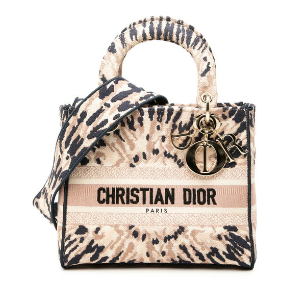 Sac Lady Dior Tie-Dye Broderie Medium occasion état parfait – édition artistique rare certifiée Avaia