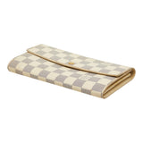 LV Damier Azur Sarah Blanc occasion détail motif