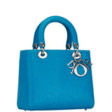 Lady Dior Blue Ostrich