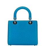 Lady Dior Blue Ostrich