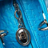 Lady Dior Blue Ostrich