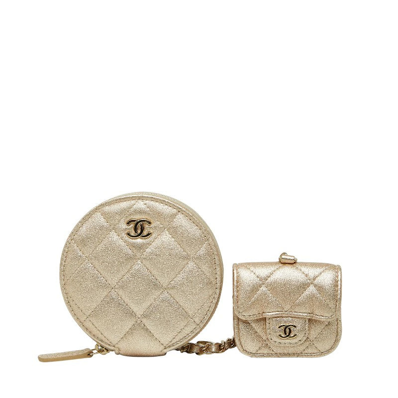 Étui AirPods Chanel Coco Mark Matelassé occasion état parfait – certifié authentique Avaia