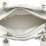 Sac Lady Dior Cannage Tweed Blanc occasion état parfait – coloris rare certifié Avaia