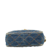 Coco Mark Matelassé Blue Denim