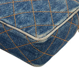 Coco Mark Matelassé Blue Denim
