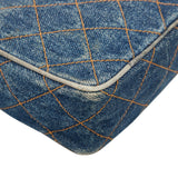 Coco Mark Matelassé Blue Denim