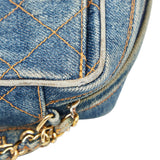 Coco Mark Matelassé Blue Denim