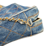 Coco Mark Matelassé Blue Denim