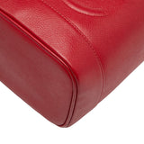 Sac Chanel Coco Mark Vanity Bag Rouge Caviar occasion intérieur