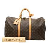 Sac Louis Vuitton Keepall 50 Monogram occasion très bon état – certifié authentique Avaia