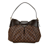Sac Louis Vuitton Damier Sistina MM occasion état très bon – toile Damier Ébène certifiée Avaia