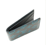 Portefeuille Louis Vuitton Slender en Cuir Monogram Bleu Électrique Avaia