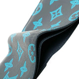 Portefeuille Louis Vuitton Slender en Cuir Monogram Bleu Électrique Avaia