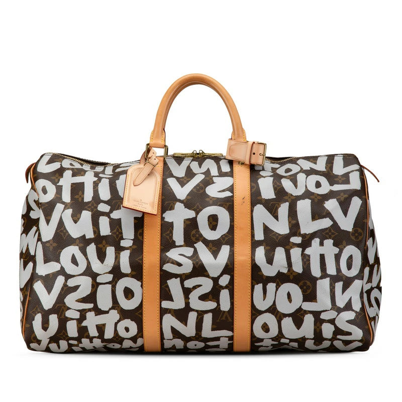 Monogram Graffiti Keepall 50 Boston Bag