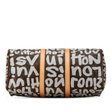 Monogram Graffiti Keepall 50 Boston Bag