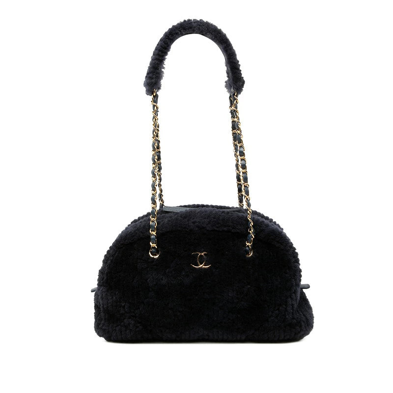 Sac Chanel Coco Neige Bowling Bag occasion état parfait – édition hivernale rare certifiée Avaia