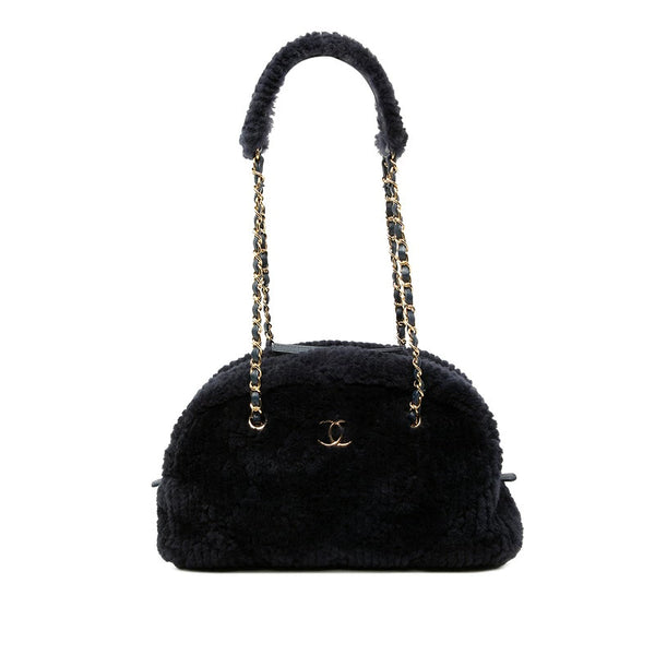 Sac Chanel Coco Neige Bowling Bag occasion état parfait – édition hivernale rare certifiée Avaia