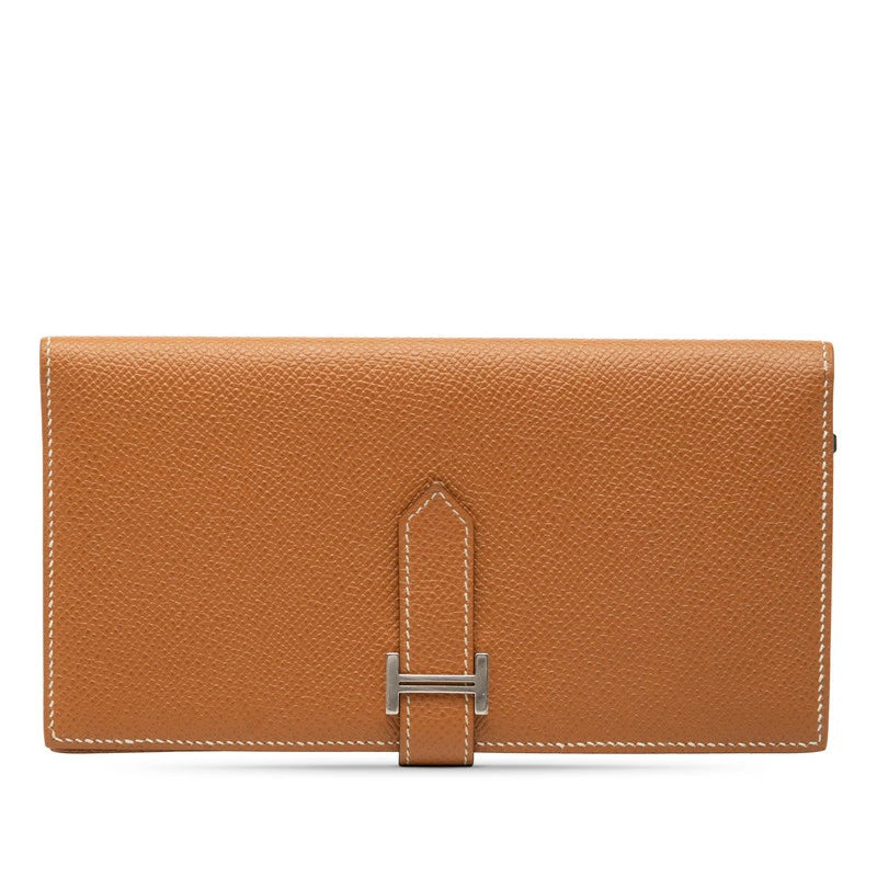 Portefeuille Hermès Béarn Swift occasion état parfait – cuir Swift certifié authentique Avaia
