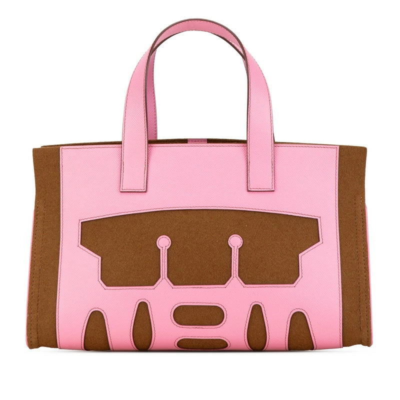 Sac Hermès Petit H Tote Rose occasion état parfait – pièce upcyclée rare certifiée Avaia