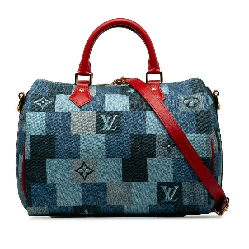 Sac Louis Vuitton Speedy Bandoulière 30 Square Patchwork occasion état parfait – édition rare certifiée Avaia