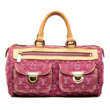 Sac Louis Vuitton Neo Speedy Monogram Denim Rose occasion état très bon – édition rare certifiée Avaia